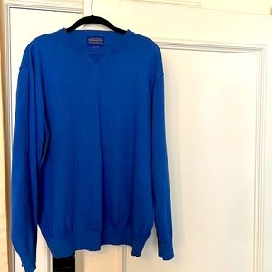 Pendleton sweater cotton cashmere large
